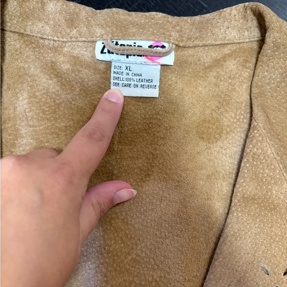 suede jacket - Picture 3 of 5